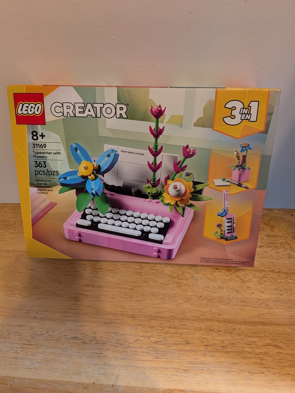 LEGO Creator Pink Typewriter with Flowers Building Set